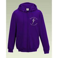 Rosewood purple zip up hoodie